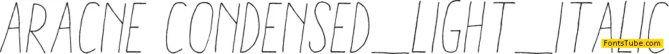 Aracne Condensed Font Family