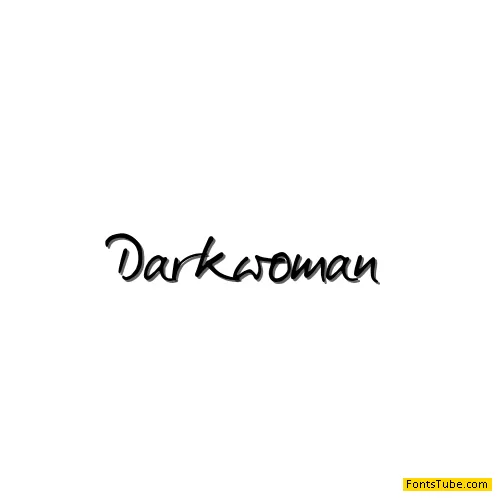 Darkwoman Font