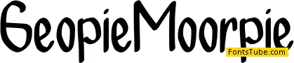 geopie moorpie Font