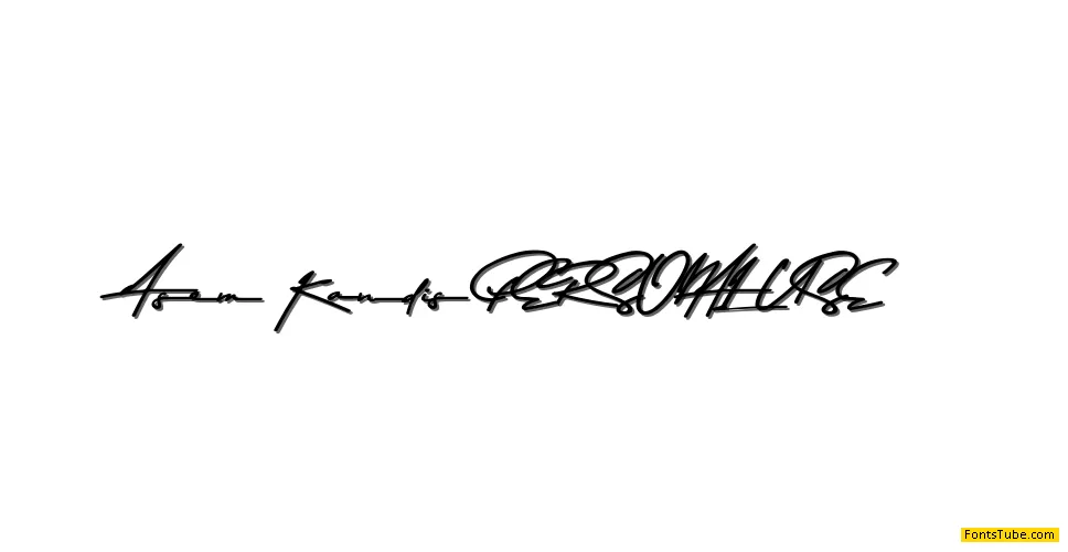 Asem Kandis Font