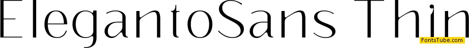 Eleganto Sans Font