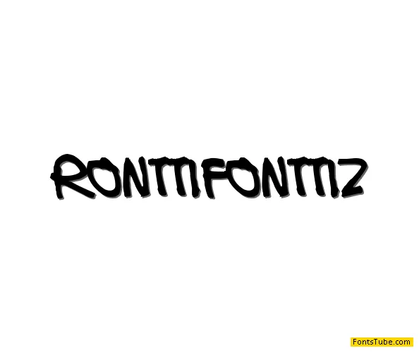 Ronttifontti Font