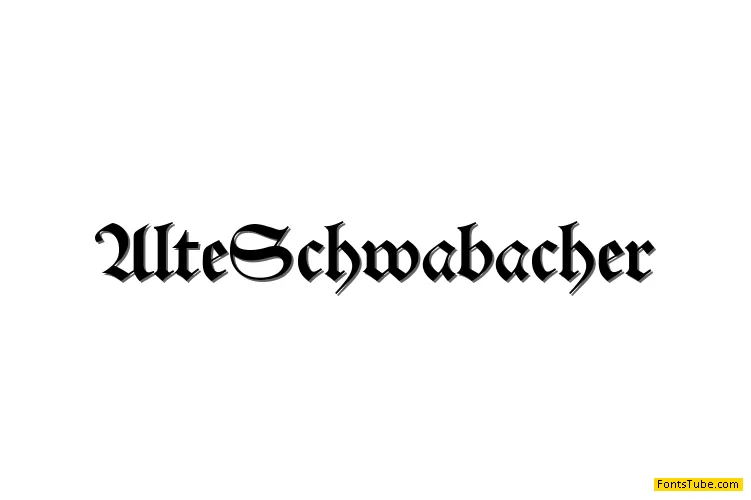 Alte Schwabacher Font Family