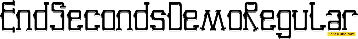 End Seconds Demo Font Family