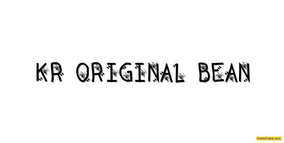 KR Original Bean Font