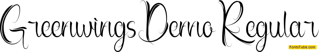 Greenwings Demo Font
