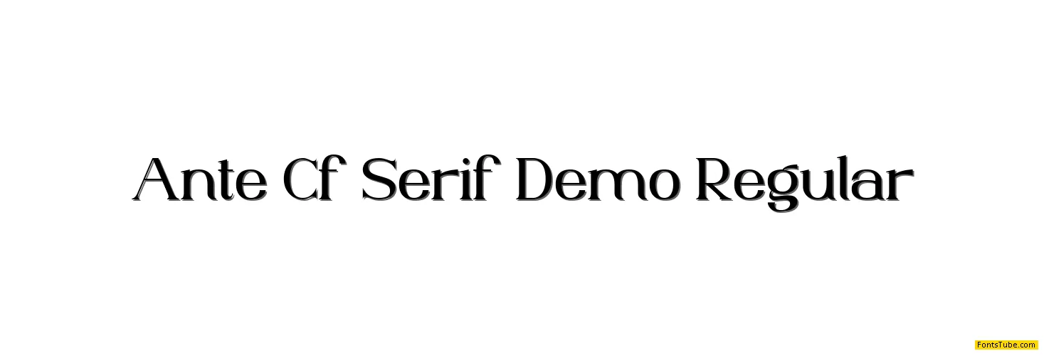 Ante Cf Serif