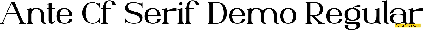 Ante Cf Serif