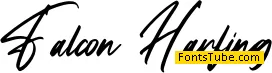 Falcon Harfing Font