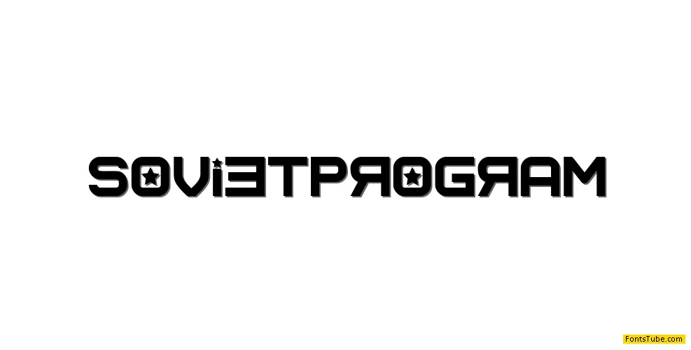 Soviet Program Font Family