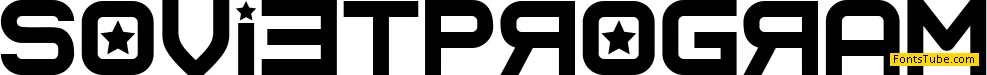 Soviet Program Font Family
