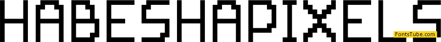HABESHAPIXELS Font Family