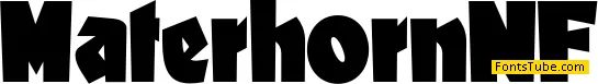 Materhorn NF Font