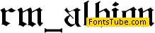 RM Albion Font