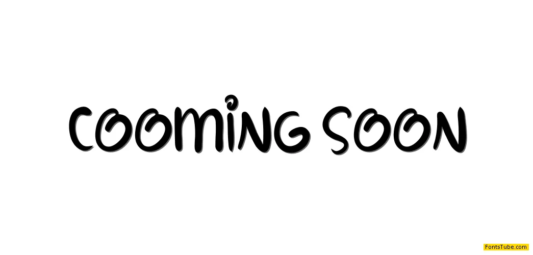 Cooming Soon