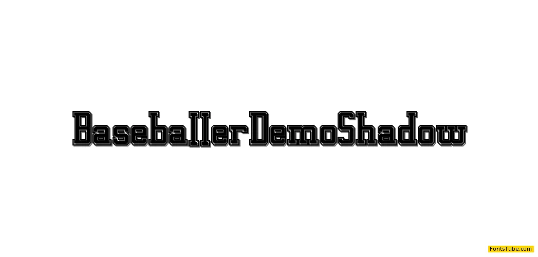 Baseballer Demo Font Family