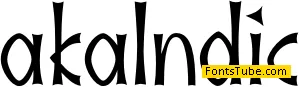 akaIndic Font