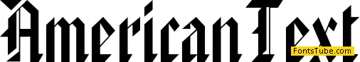 American Text Font