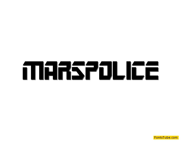 Mars Police Font Family