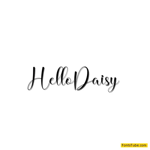 Hello Daisy Font