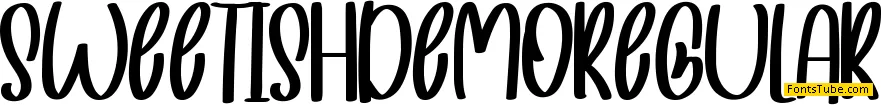 Sweetish Demo Font