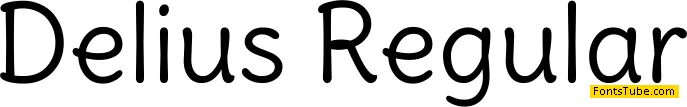 Delius Font