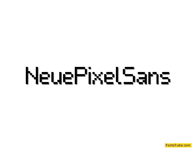 Neue Pixel Sans Font
