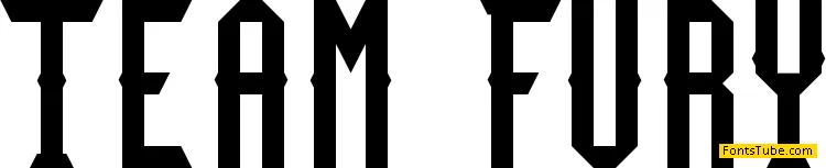 Team Fury Font