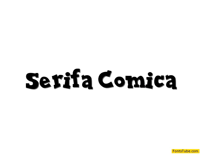 Serifa Comica Font