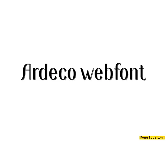 Ardeco Font