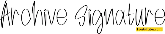 Archive Signature