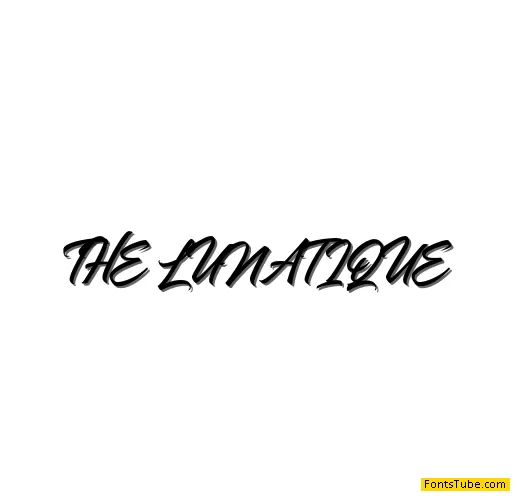 The Lunatique Font