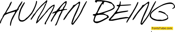 Human Being Font