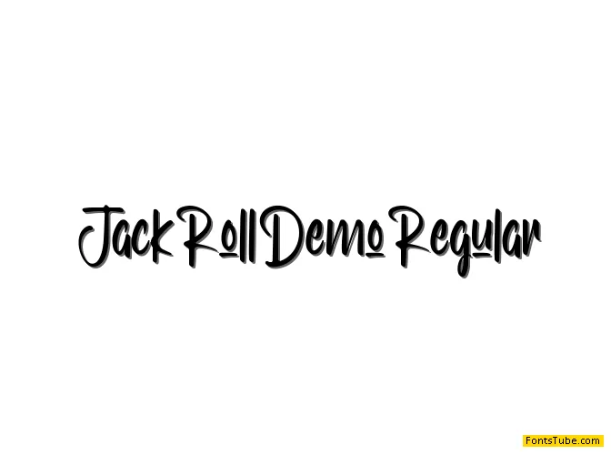 Jack Roll Demo Font
