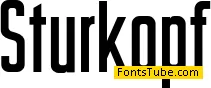 Sturkopf Grotesk Font