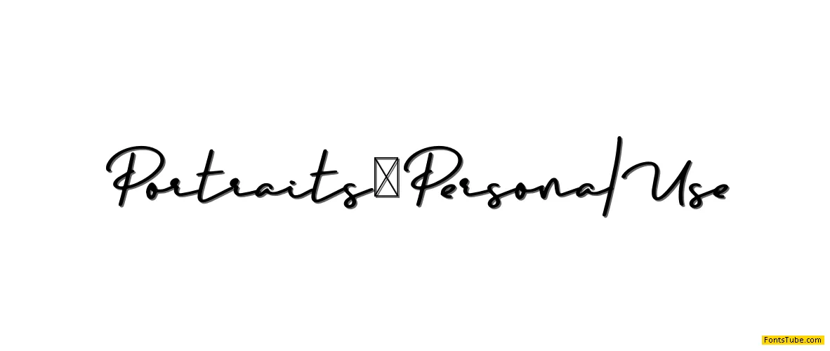 Portraits Font
