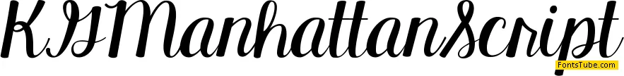 KG Manhattan Script Font
