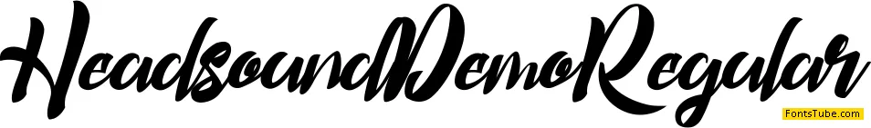 Headsound Demo Font
