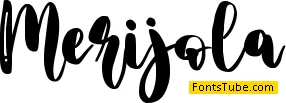 Merijola - personal use Font