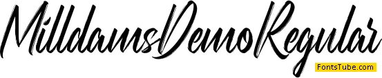 Milldams Demo Font