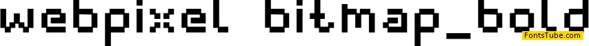 webpixel bitmap Font Family