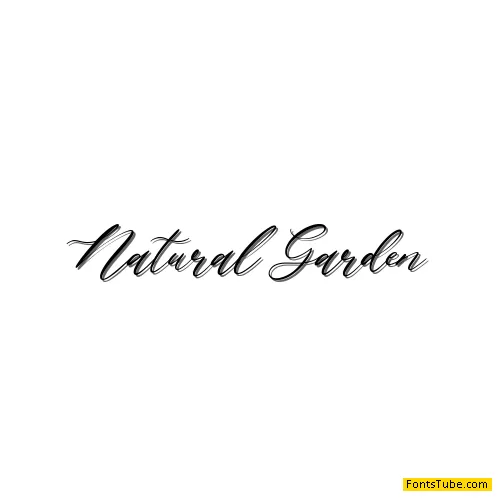 Natural Garden Font