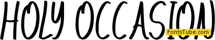 Holy Occasion Font