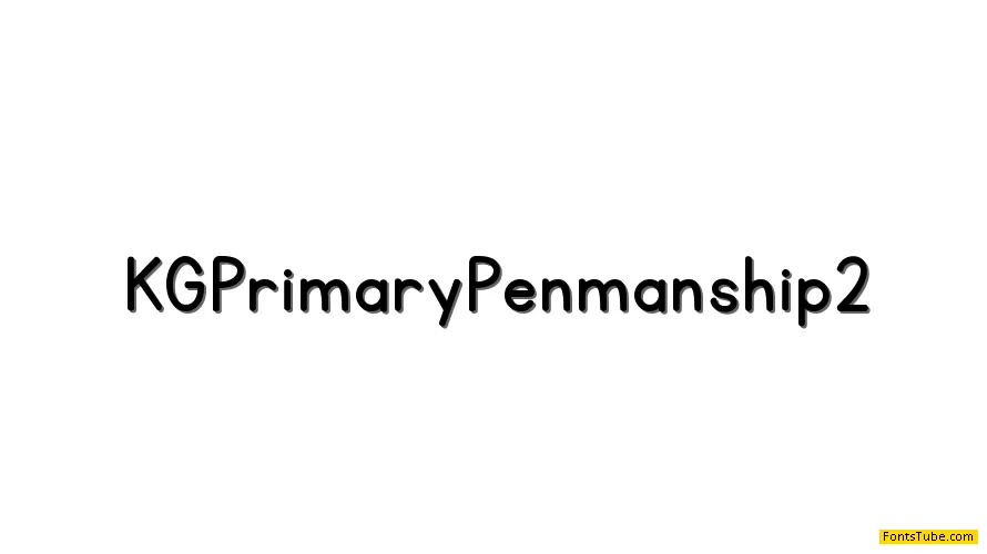 KG Primary Font Family