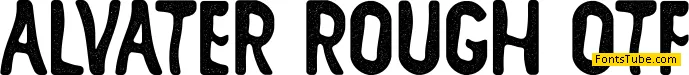 ALVATER Rough Font