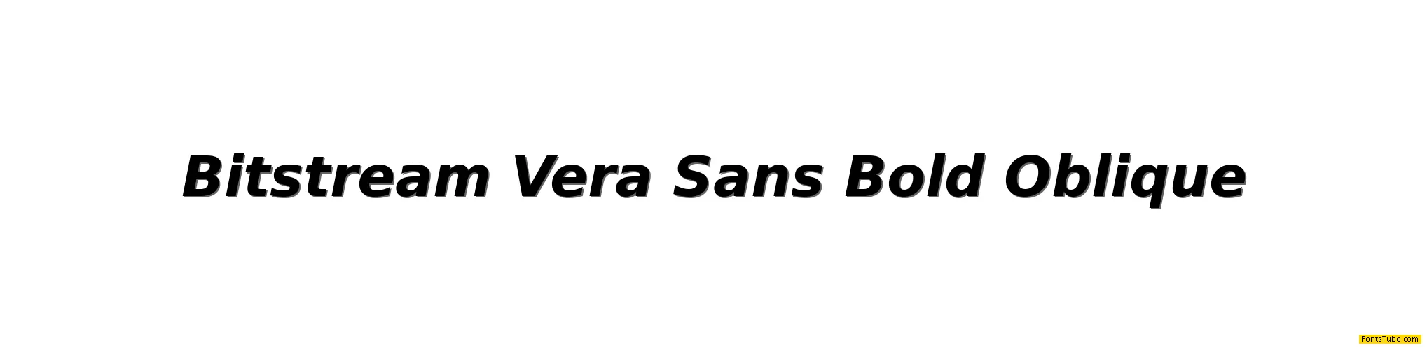 Bitstream Vera Sans Font Family