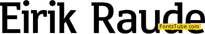 Eirik Raude Font