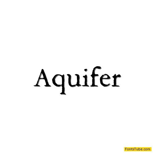 Aquifer Font