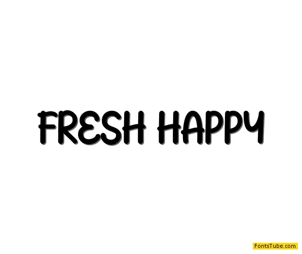 Fresh Happy Font