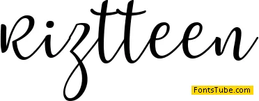 Riztteen Font